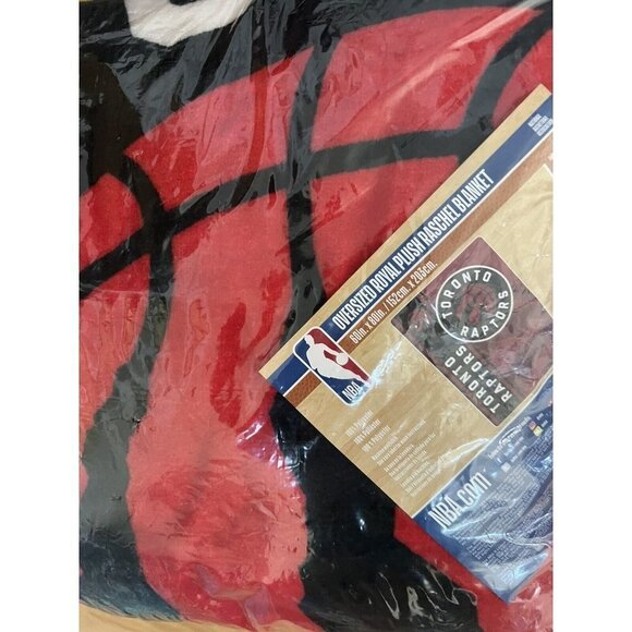 TORONTO Raptors NBA Fleece Blanket 60”x80” Royal Plush 2020 basketball Throw - Picture 5 of 5